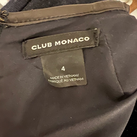 Club Monaco navy wool dress in size 4 - Picture 8 of 9